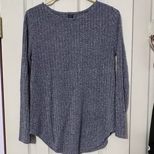 Textured long sleeve shirt